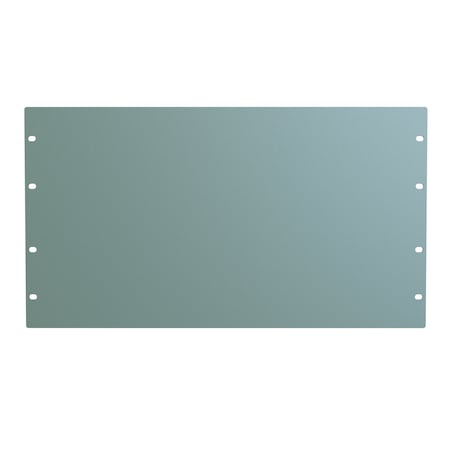 Hammond 6U FLAT STEEL RACK Panel PBPS19010GY2